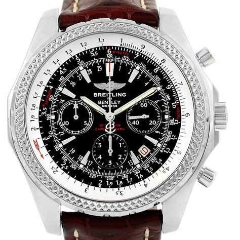 black breitling watches for men|pre owned breitling men's watches.